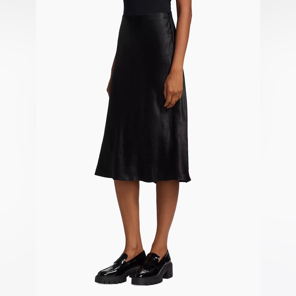 Vince Satin Midi Skirt